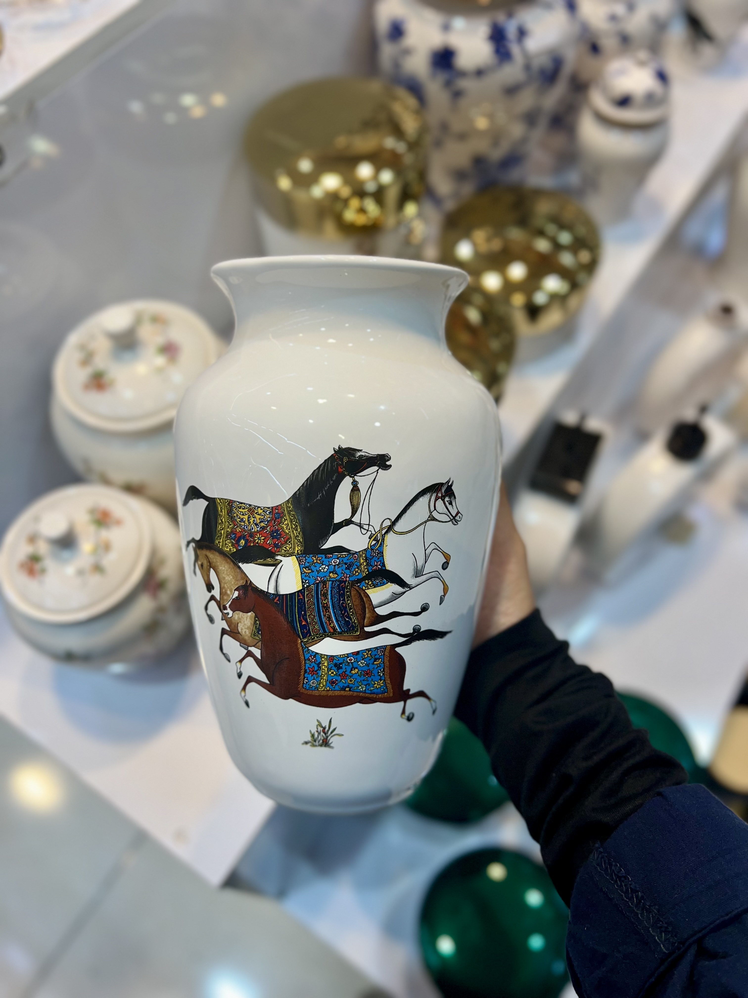 گلدان هرمس اسب ترکمن